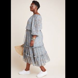 Anthropologie Kira off-the-shoulder peasant dress
